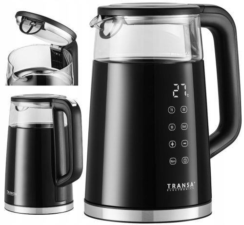  Transa Electronics MultiTouch Black Kettle 2200 W 1.7 l black