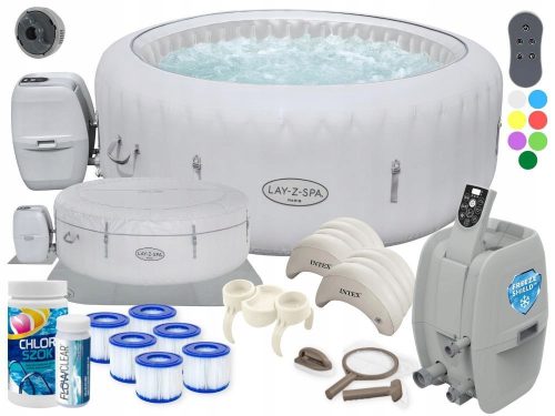 Whirlpool, Garden Whirlpool Bestway Round Inflatable Hydromassage Pool 806 l + 11 more products