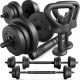  Trex Sport adjustable bituminous dumbbells 2x 10 kg