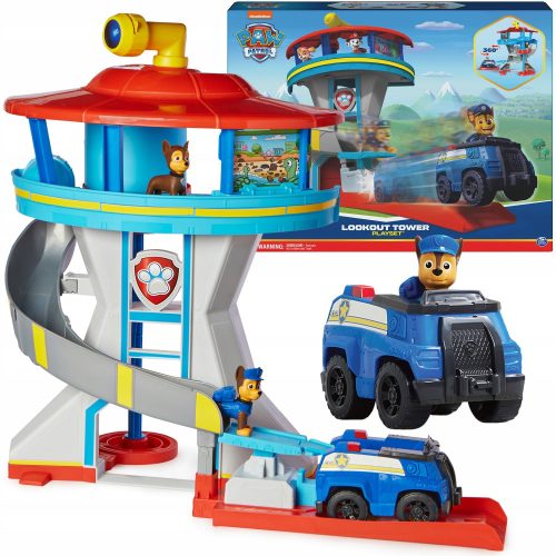  Spin Master Paw Patrol Observation Base with Police Vehicle and Figures