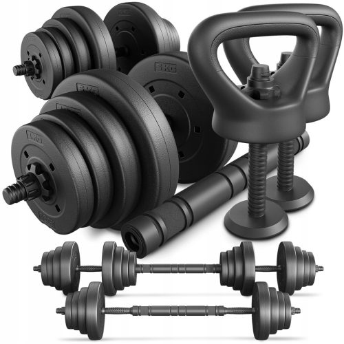  Trex Sport adjustable bituminous dumbbells 2x 20 kg