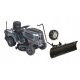 Garden tractor mower MTD Anthracite Power-Liner 92 garden tractor + MTD OEM-190-833 snow plow