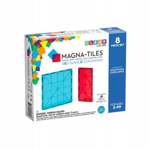  A set of Magna Tiles magnetic blocks for ages 3 and up