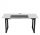  Rectangular desk Ultradesk 160 x 75 x 116 cm white, black