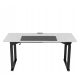  Rectangular desk Ultradesk 160 x 75 x 116 cm white, black