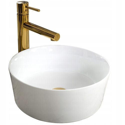 Rea Ida Slim round countertop washbasin