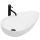 Rea Greta asymmetrical countertop washbasin