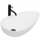 Rea Greta asymmetrical countertop washbasin