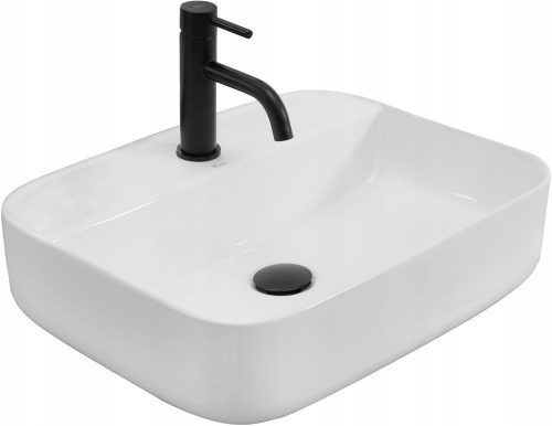 Rea MARTINA rectangular countertop washbasin