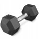  Coated/rubberized fixed dumbbells 4FIZJO 1x 7.5 kg