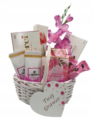  XXL Gift Basket for GRANDMA'S Day Birthday for TEACHER Gift ENGRAVING