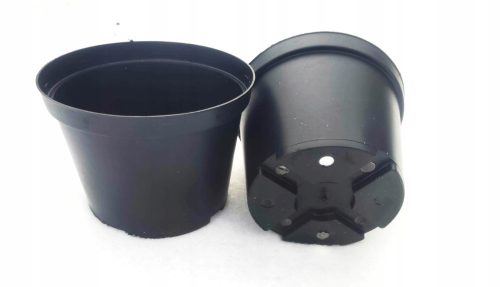  Zoigarden flowerpot 22.8 cm x 22.8 x 17.4 cm diameter 22.8 cm plastic black