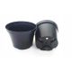  Zoigarden flowerpot 22.8 cm x 22.8 x 17.4 cm diameter 22.8 cm plastic black