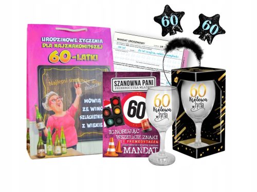 Cool, funny gadgets glass, headband, handbag, wishes – a 60th birthday gift for her