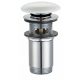  Omnires round click-clack cap with overflow, white