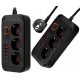 Smartled Strip extension cable 3 m, 3 pcs. sockets, black