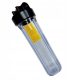 IN-PIPE WATER FILTER 20'' LARGE BLUE 1'' BODY