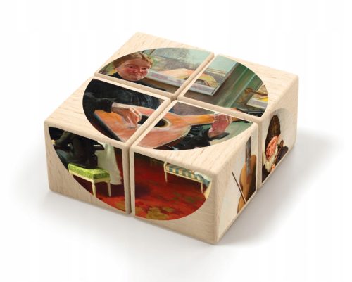  Puzzle (wooden cubes) MUSIC IN PICTURES - Polish product