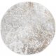  GLAMOUR CARPET, BEIGE, ROOM, SOFT, ROUND, FASHIONABLE PATTERN, MARBLE, 120 cm, GREY