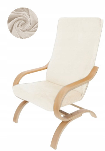 Chair cover Beige armchair cover from Domidekor