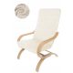 Chair cover Beige armchair cover from Domidekor