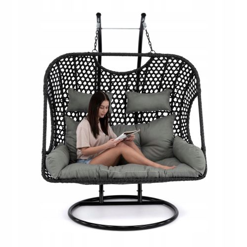 Garden chair, hanging Freestanding hanging chair EMWOmeble 130 cm 180 kg