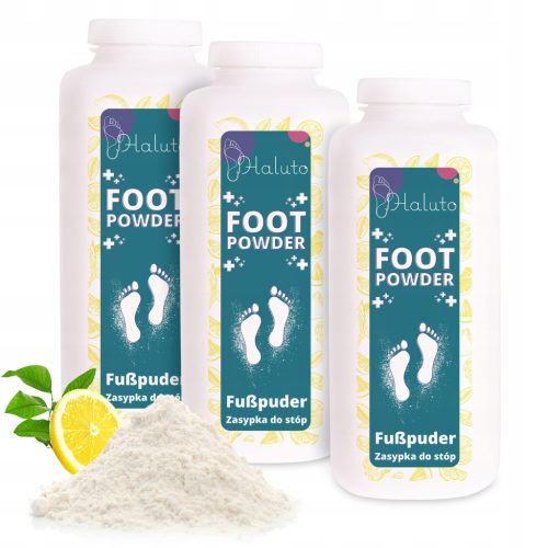  Protective talcum powder for feet and shoes against sweating and unpleasant odor HALUTO