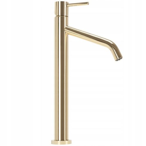 Rea Level golden stand-up washbasin mixer