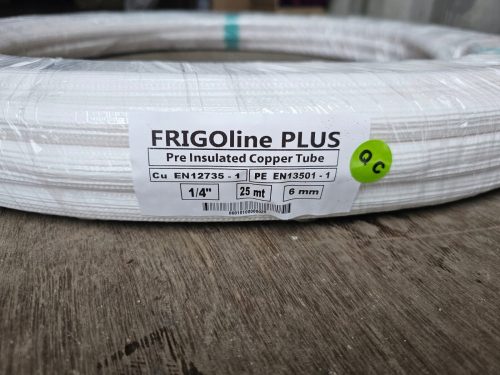 9812031 COPPER PIPE 1/4'' FRIGOLINE COATED