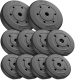  Set of weights, plate, bituminous disc, 20kg Trex Sport