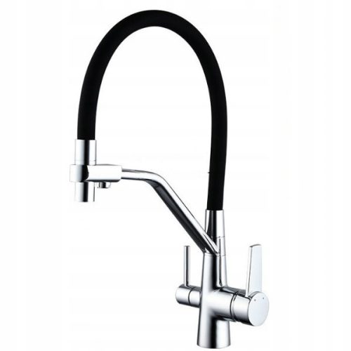 Inbeno Penelope floor-standing kitchen faucet, silver