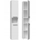 TopEshop Nel I bathroom cabinet, matt white, 30x31x174 cm