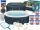 Whirlpool, Garden Whirlpool Square Inflatable Hydromassage Pool Bestway 778 l