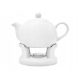 Kettles and teapots Traditional ceramic kettle Bella Fiore 1 l, white