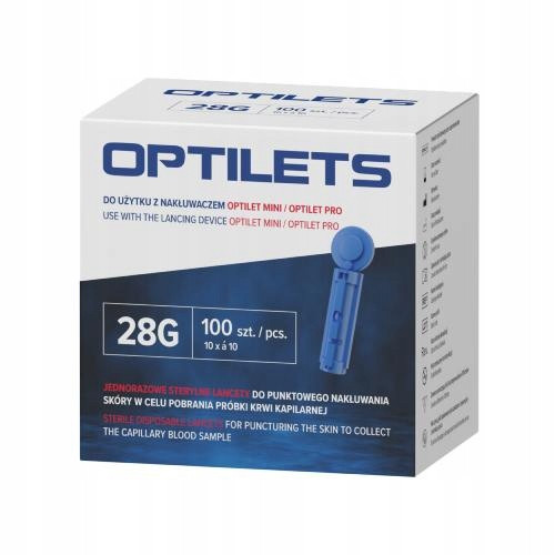  Optilets disposable lancets 28G 100 pcs.