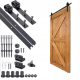 Barn door sliding door system, 2 m attic set