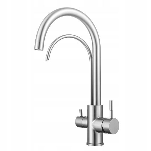 Standing kitchen faucet from Melanstar in silver