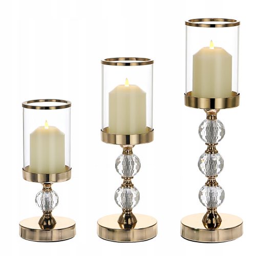 Candlestick set Messa Home 42 cm, 3 candles