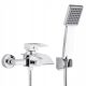  Single-lever wall-mounted bath and shower faucet Yoka Home Talea Chrome