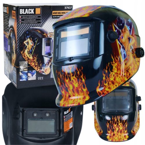 AUTOMATIC DARKENING MASK WELDING HELMET FILTER AUTOMATIC BLACK