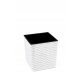  Flowerpot Lamela 25 cm x 25 x 26 cm Diameter 25 cm Plastic white