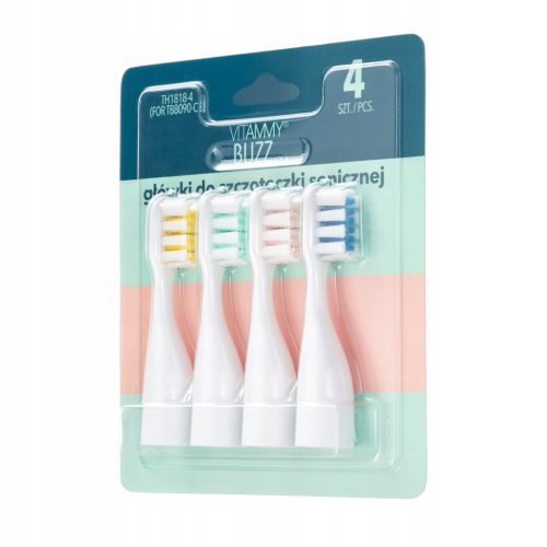  Original Vitammy Buzz toothbrush heads, 4 pcs.