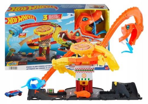  Hot Wheels City Awesome Pizza - Cobra Attack Set HTN81