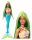  BARBIE MERMAID DOLL, turquoise tail, turquoise and yellow hair HRR03