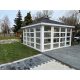 Pavilions, shelters, roofs Pavilion TG Wooden Constructions Glass 400 x 400 x 320 cm