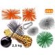 Chimney cleaning kit. Ball 2.5 kg 12 m metal/PVC brush