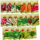  VEGETABLE SEED SET 20 PIECES CUCUMBERS CARROTS PARSLEY BEETROOT ONION TOMATO