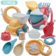 Summery soft silicone beach toy for