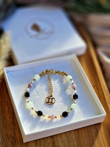  WOMEN'S BRACELET made of natural stones for the zodiac sign Gemini