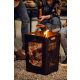 Charcoal grill - garden fireplace 35 cm, length 35 cm